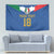 Custom Italy Football Tapestry Come On Gli Azzurri