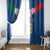 Custom Italy Football Window Curtain Come On Gli Azzurri