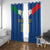 Custom Italy Football Window Curtain Come On Gli Azzurri