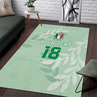 Custom Italy Football Area Rug Nazionale di calcio dell'Italia