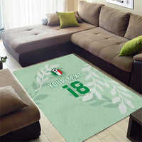 Custom Italy Football Area Rug Nazionale di calcio dell'Italia