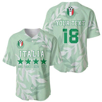 Custom Italy Football Baseball Jersey Nazionale di calcio dell'Italia