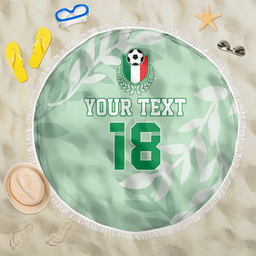 Custom Italy Football Beach Blanket Nazionale di calcio dell'Italia