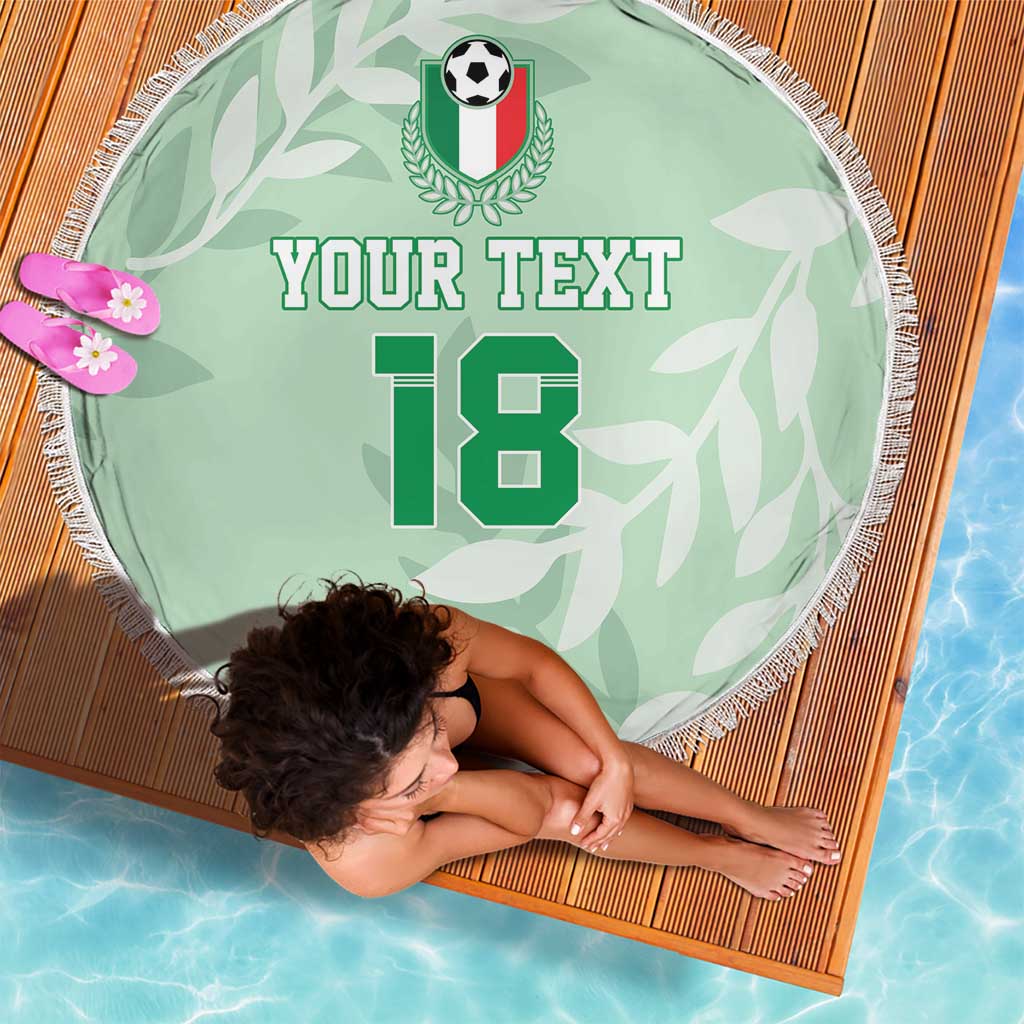 Custom Italy Football Beach Blanket Nazionale di calcio dell'Italia