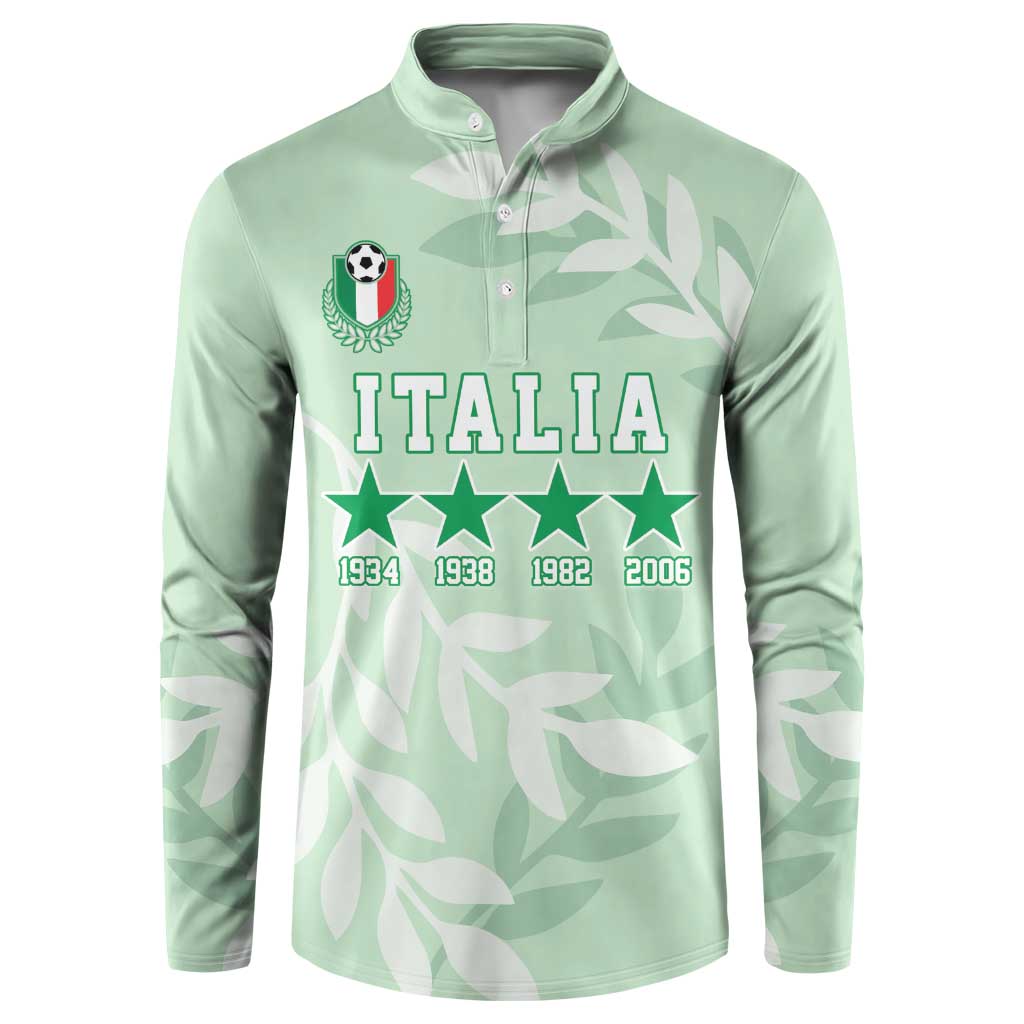 Custom Italy Football Button Sweatshirt Nazionale di calcio dell'Italia