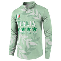 Custom Italy Football Button Sweatshirt Nazionale di calcio dell'Italia