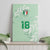 Custom Italy Football Canvas Wall Art Nazionale di calcio dell'Italia