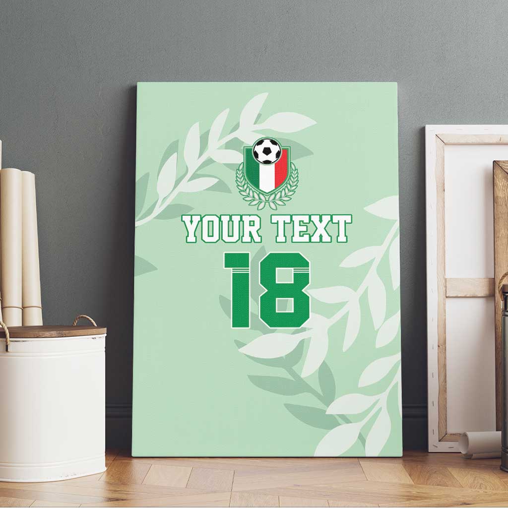 Custom Italy Football Canvas Wall Art Nazionale di calcio dell'Italia
