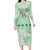 Custom Italy Football Family Matching Long Sleeve Bodycon Dress and Hawaiian Shirt Nazionale di calcio dell'Italia