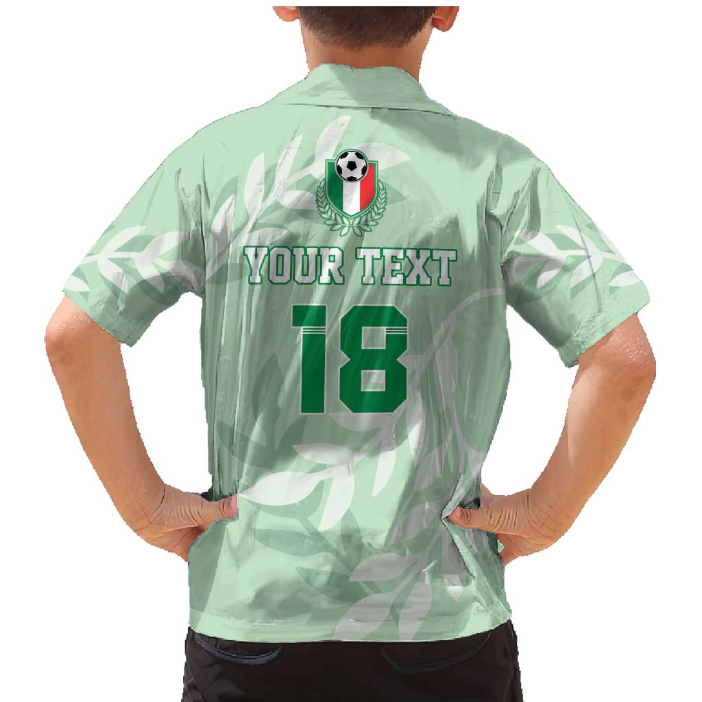 Custom Italy Football Family Matching Mermaid Dress and Hawaiian Shirt Nazionale di calcio dell'Italia