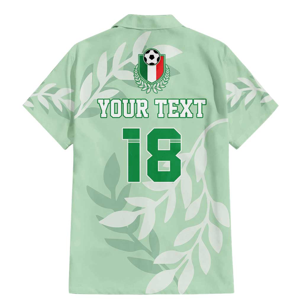 Custom Italy Football Family Matching Mermaid Dress and Hawaiian Shirt Nazionale di calcio dell'Italia