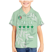 Custom Italy Football Family Matching Mermaid Dress and Hawaiian Shirt Nazionale di calcio dell'Italia