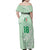 Custom Italy Football Family Matching Off Shoulder Maxi Dress and Hawaiian Shirt Nazionale di calcio dell'Italia