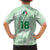 Custom Italy Football Family Matching Short Sleeve Bodycon Dress and Hawaiian Shirt Nazionale di calcio dell'Italia