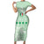 Custom Italy Football Family Matching Short Sleeve Bodycon Dress and Hawaiian Shirt Nazionale di calcio dell'Italia