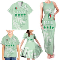Custom Italy Football Family Matching Tank Maxi Dress and Hawaiian Shirt Nazionale di calcio dell'Italia