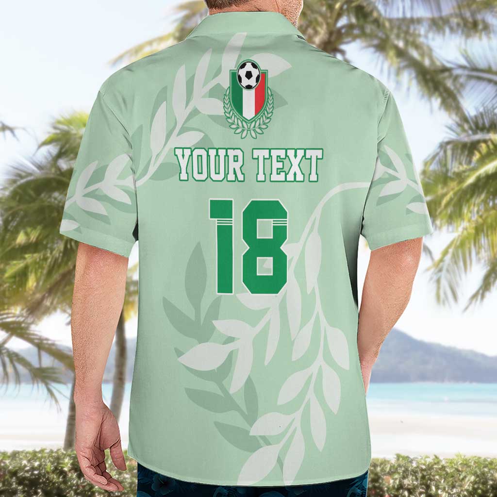 Custom Italy Football Hawaiian Shirt Nazionale di calcio dell'Italia