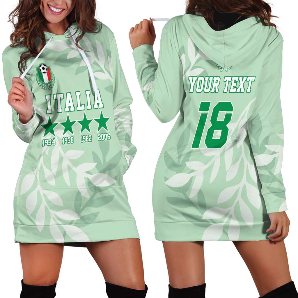 Custom Italy Football Hoodie Dress Nazionale di calcio dell'Italia