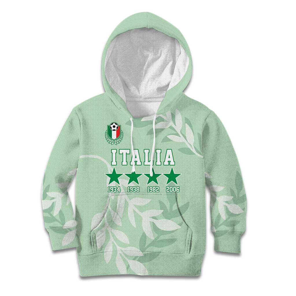 Custom Italy Football Kid Hoodie Nazionale di calcio dell'Italia