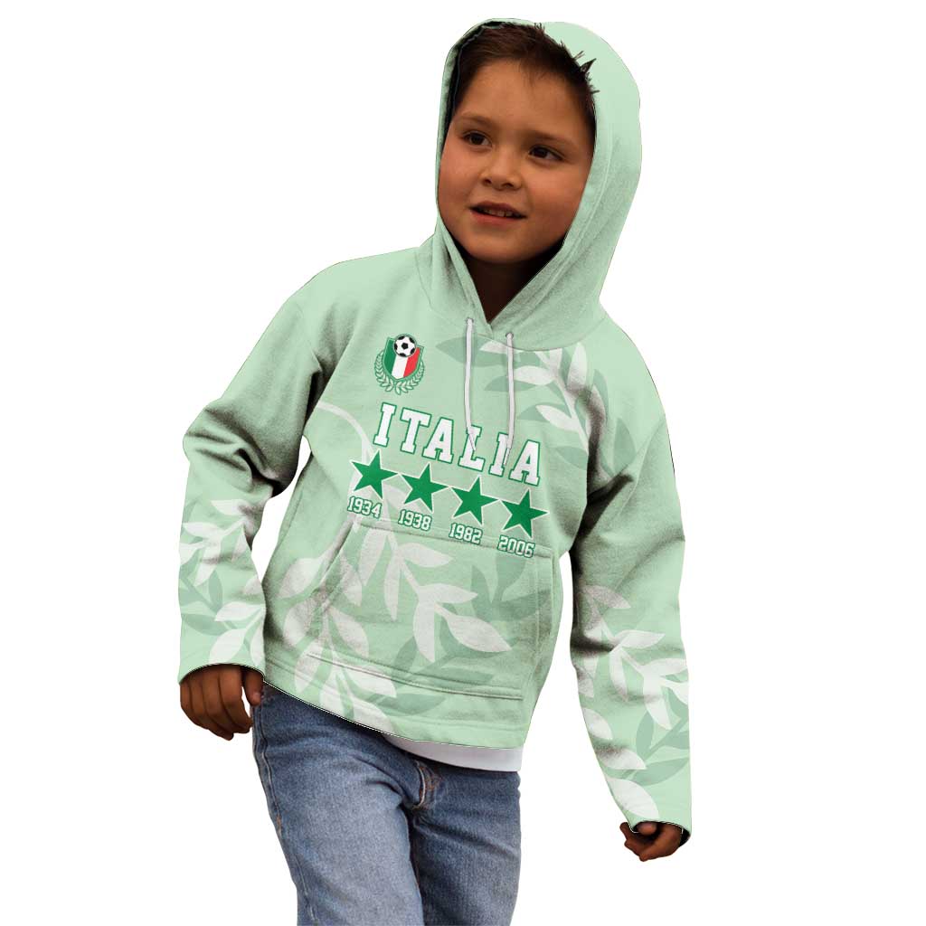 Custom Italy Football Kid Hoodie Nazionale di calcio dell'Italia