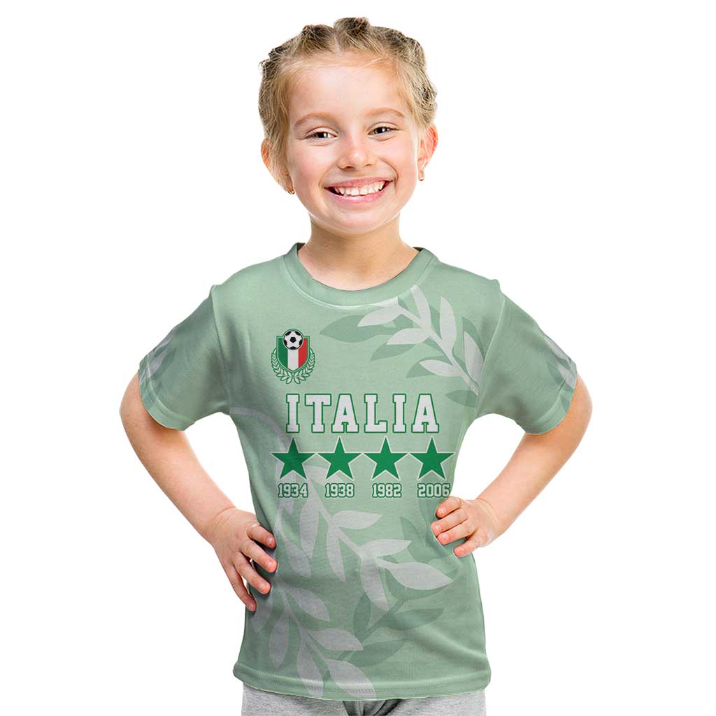 Custom Italy Football Kid T Shirt Nazionale di calcio dell'Italia