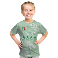 Custom Italy Football Kid T Shirt Nazionale di calcio dell'Italia