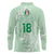 Custom Italy Football Long Sleeve Polo Shirt Nazionale di calcio dell'Italia