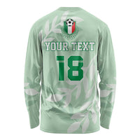 Custom Italy Football Long Sleeve Shirt Nazionale di calcio dell'Italia