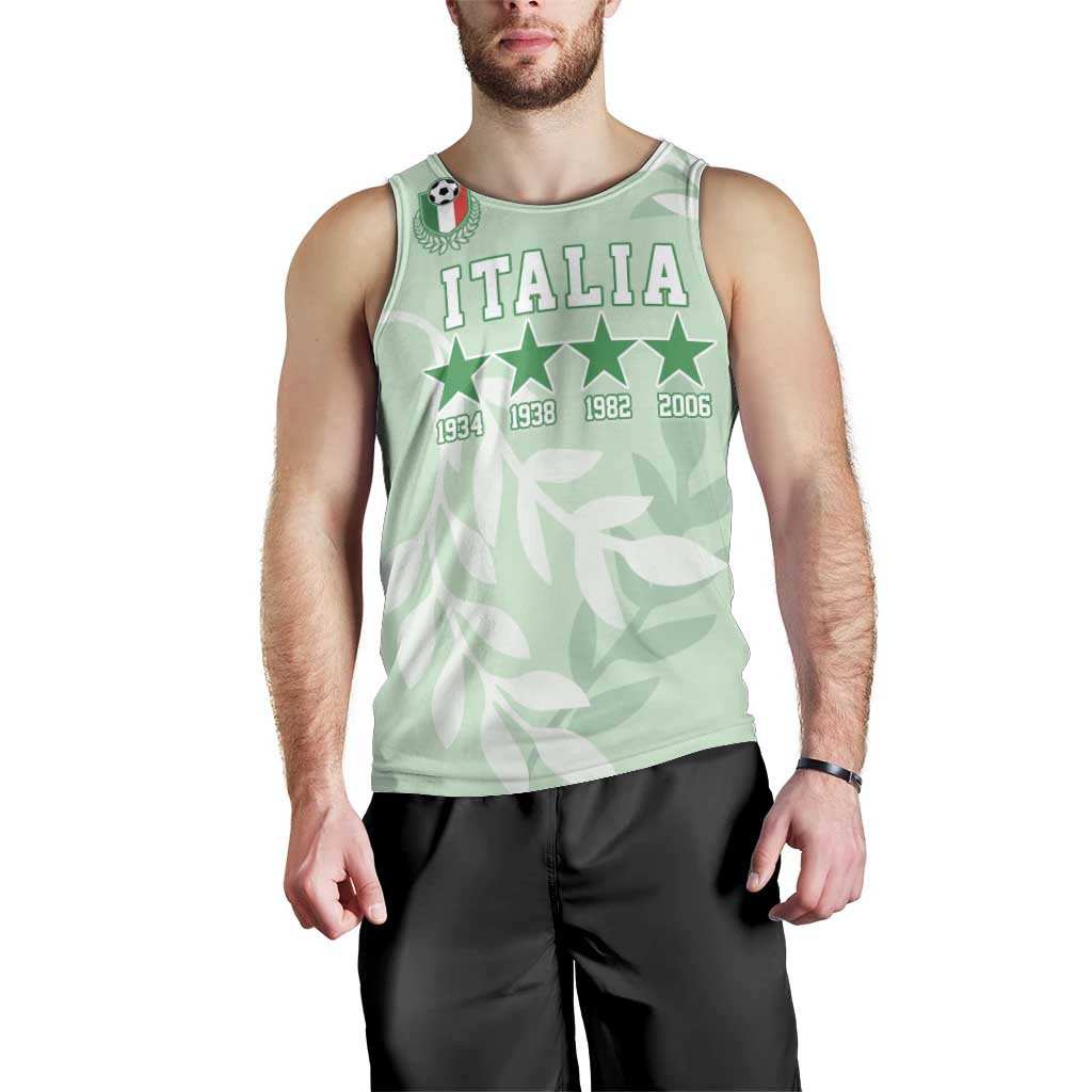 Custom Italy Football Men Tank Top Nazionale di calcio dell'Italia