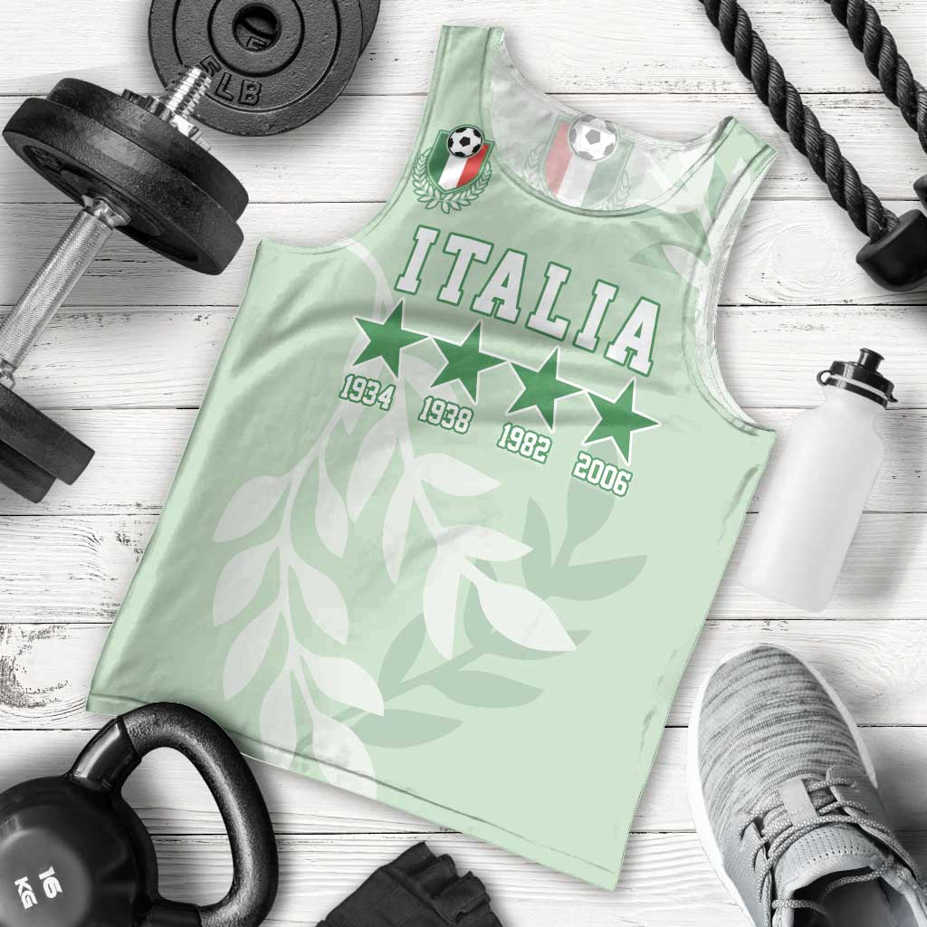 Custom Italy Football Men Tank Top Nazionale di calcio dell'Italia