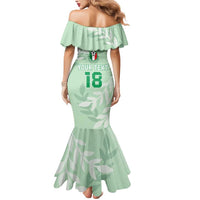 Custom Italy Football Mermaid Dress Nazionale di calcio dell'Italia