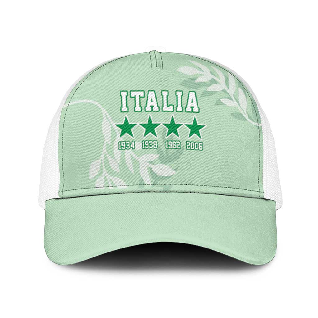 Custom Italy Football Mesh Trucker Cap Nazionale di calcio dell'Italia - Wonder Print Shop