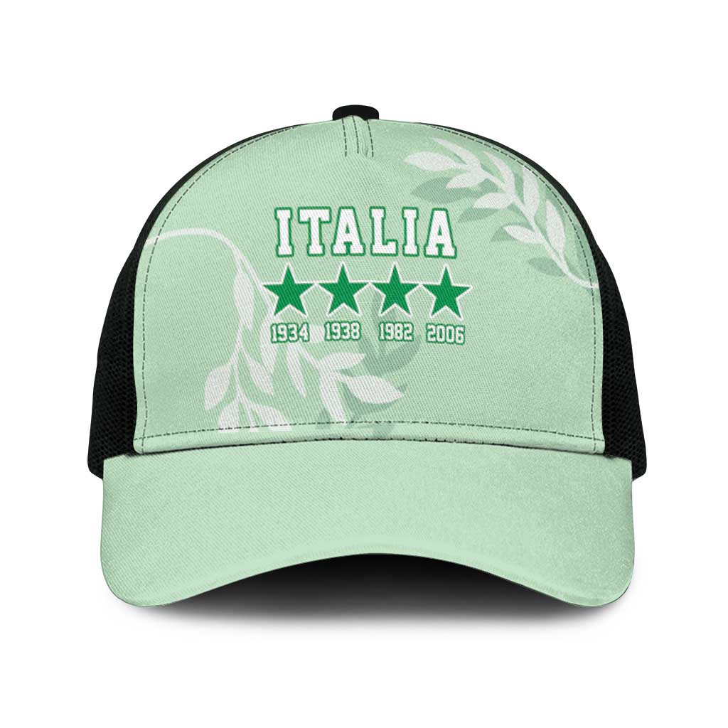 Custom Italy Football Mesh Trucker Cap Nazionale di calcio dell'Italia - Wonder Print Shop