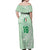 Custom Italy Football Off Shoulder Maxi Dress Nazionale di calcio dell'Italia