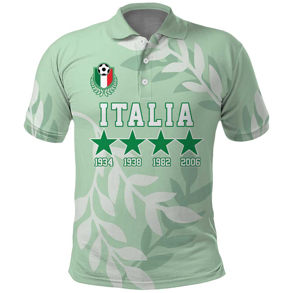 Custom Italy Football Polo Shirt Nazionale di calcio dell'Italia