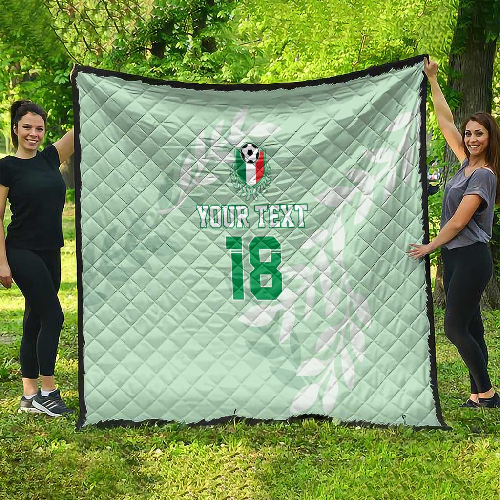 Custom Italy Football Quilt Nazionale di calcio dell'Italia