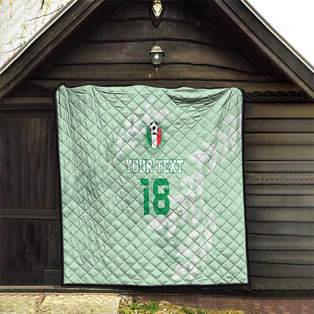Custom Italy Football Quilt Nazionale di calcio dell'Italia