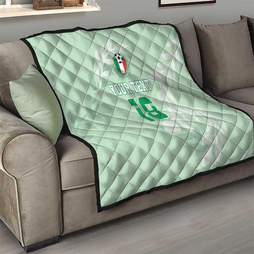 Custom Italy Football Quilt Nazionale di calcio dell'Italia