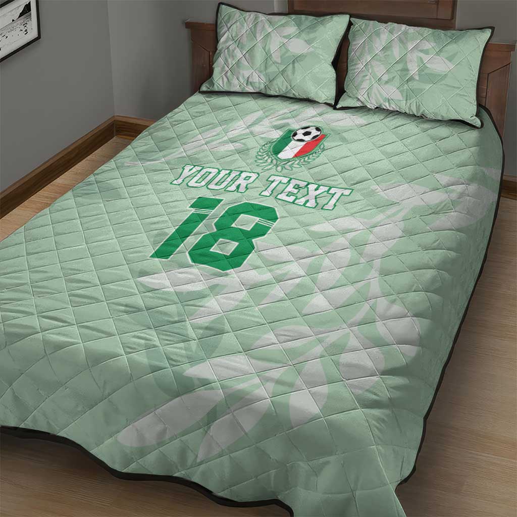 Custom Italy Football Quilt Bed Set Nazionale di calcio dell'Italia
