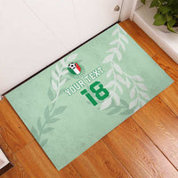 Custom Italy Football Rubber Doormat Nazionale di calcio dell'Italia