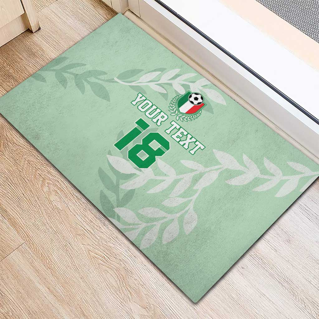 Custom Italy Football Rubber Doormat Nazionale di calcio dell'Italia