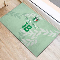 Custom Italy Football Rubber Doormat Nazionale di calcio dell'Italia