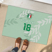 Custom Italy Football Rubber Doormat Nazionale di calcio dell'Italia