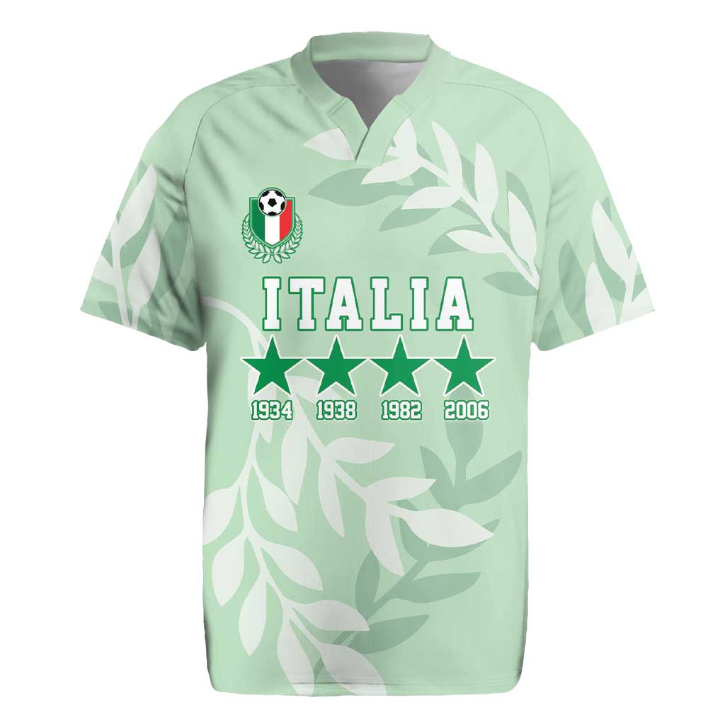 Custom Italy Football Rugby Jersey Nazionale di calcio dell'Italia