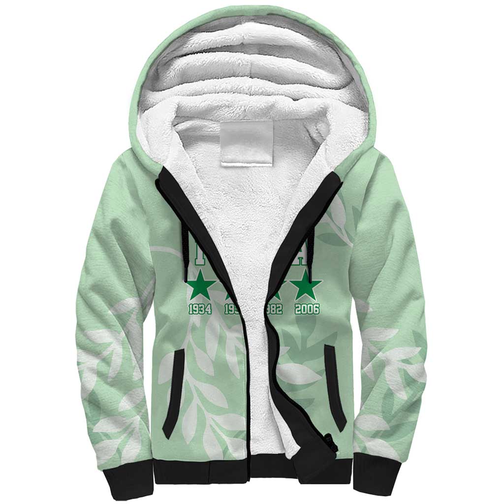 Custom Italy Football Sherpa Hoodie Nazionale di calcio dell'Italia