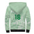 Custom Italy Football Sherpa Hoodie Nazionale di calcio dell'Italia