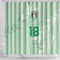 Custom Italy Football Shower Curtain Nazionale di calcio dell'Italia