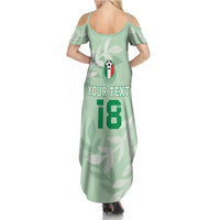 Custom Italy Football Summer Maxi Dress Nazionale di calcio dell'Italia