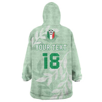 Custom Italy Football Wearable Blanket Hoodie Nazionale di calcio dell'Italia
