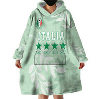 Custom Italy Football Wearable Blanket Hoodie Nazionale di calcio dell'Italia